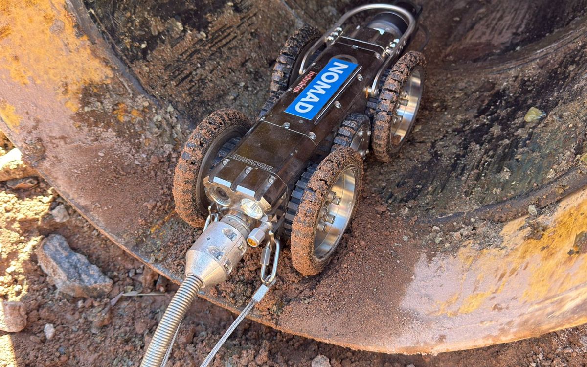 Robot crawler de inspección interna de tuberías